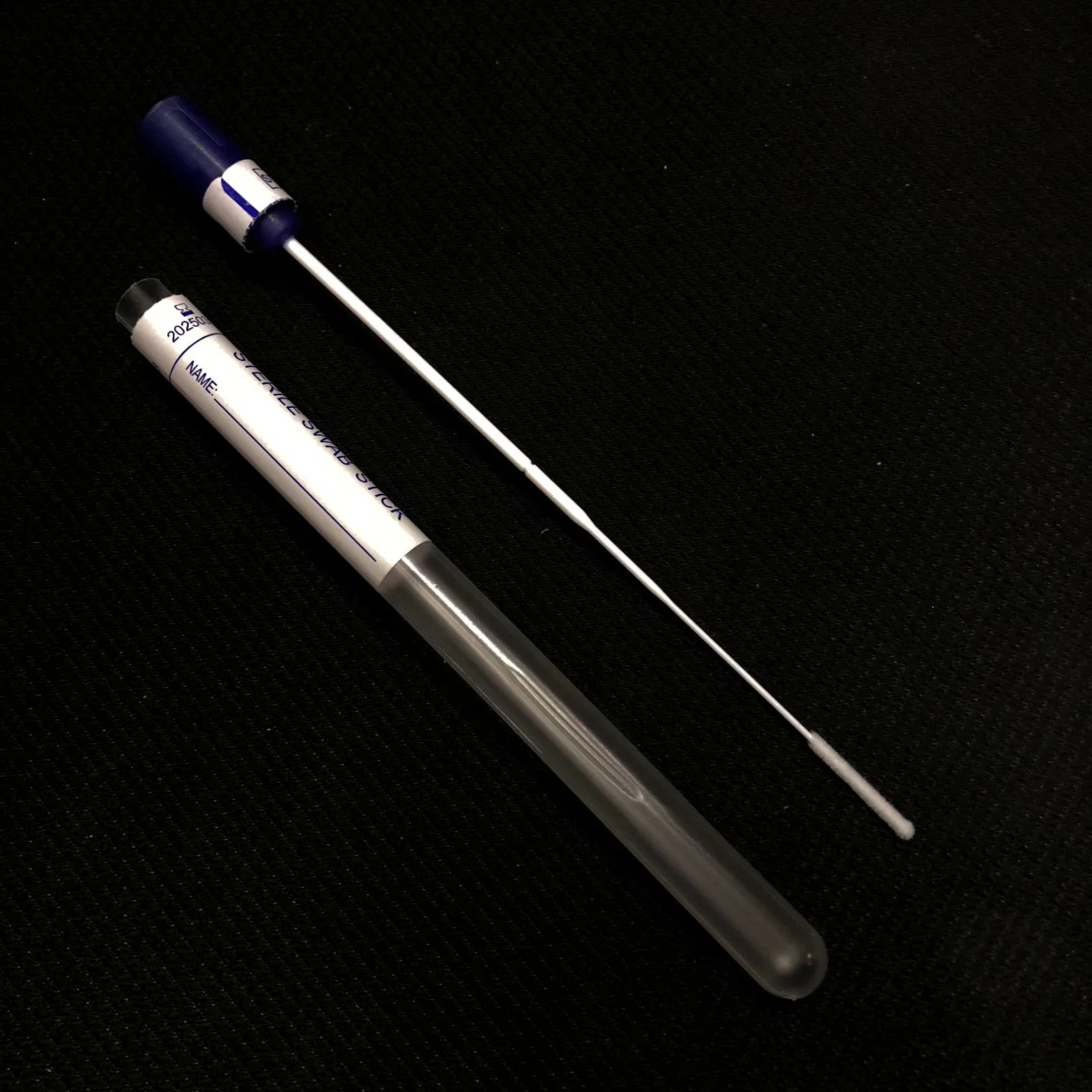 Specimen Sterile Medical Sampling Nasal Flocked Virus Disposable Collection Swab in Tube