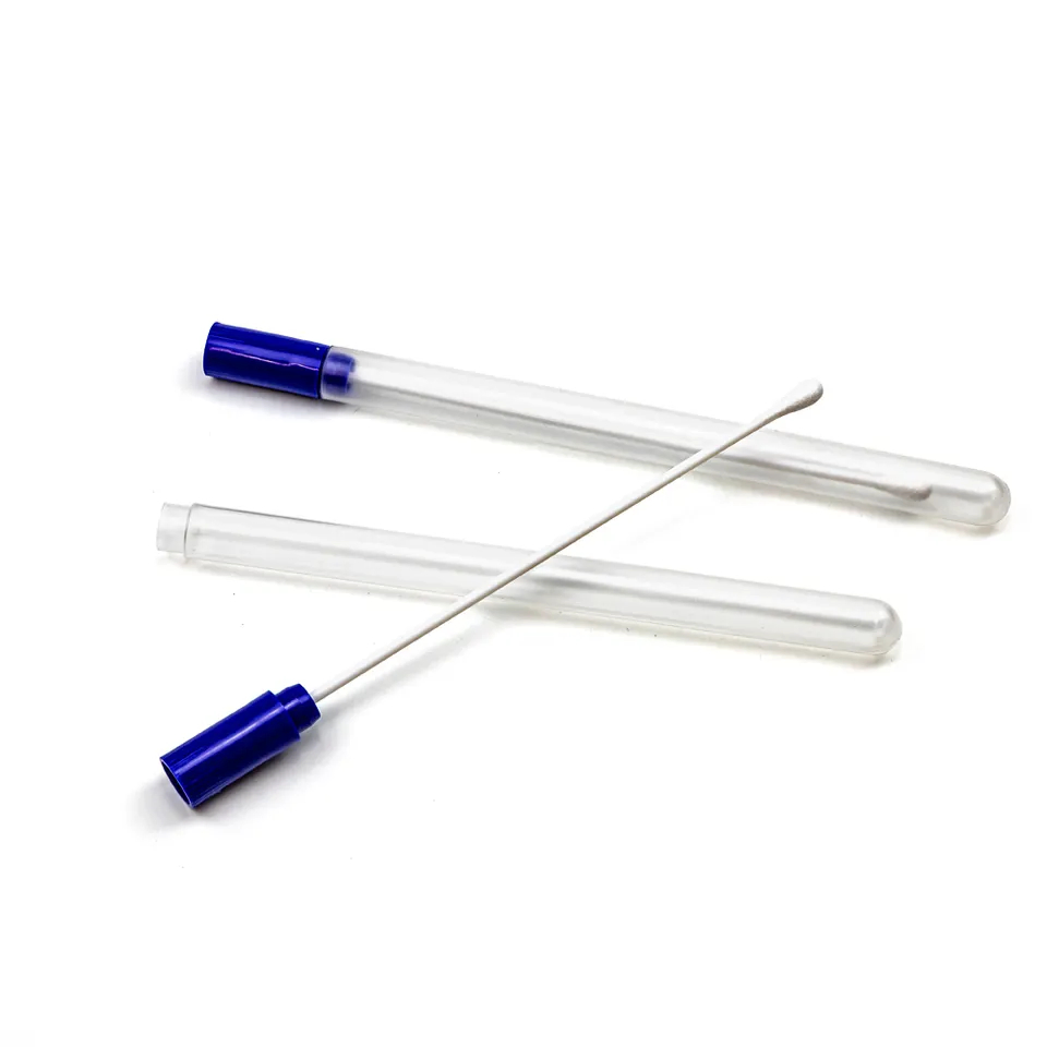 Medical Lab Sampling Specimen Collection Disposable Transport Swab with Tube