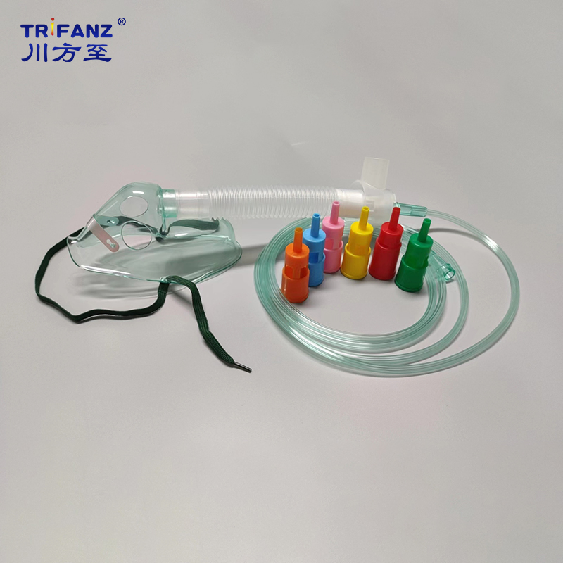 Disposable Simple Venturi Mask Medical Grade Sterile Latex-Free Hospital Oxygen Respiratory Consumable