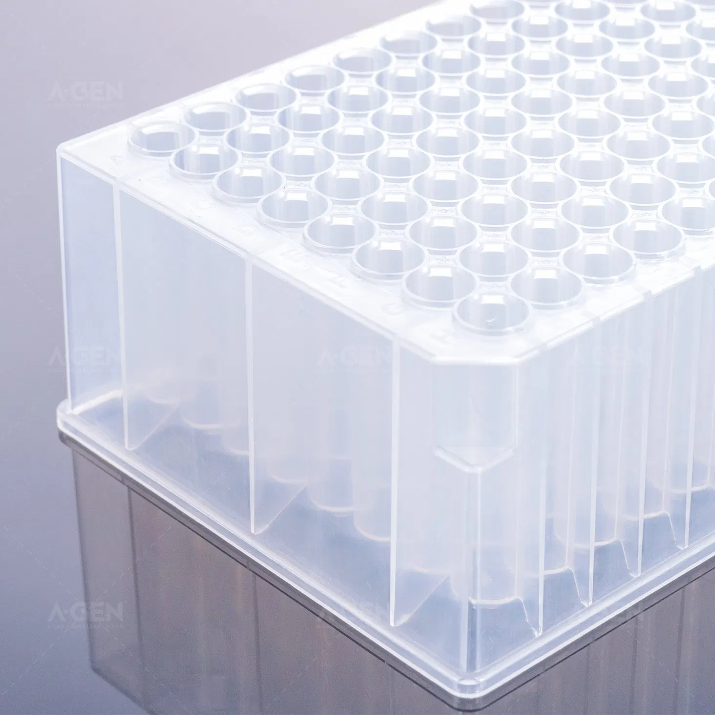 2.0ml Deep Well 96 Plate U Bottom Transparent PP Virgin Material Laboratory Consumables