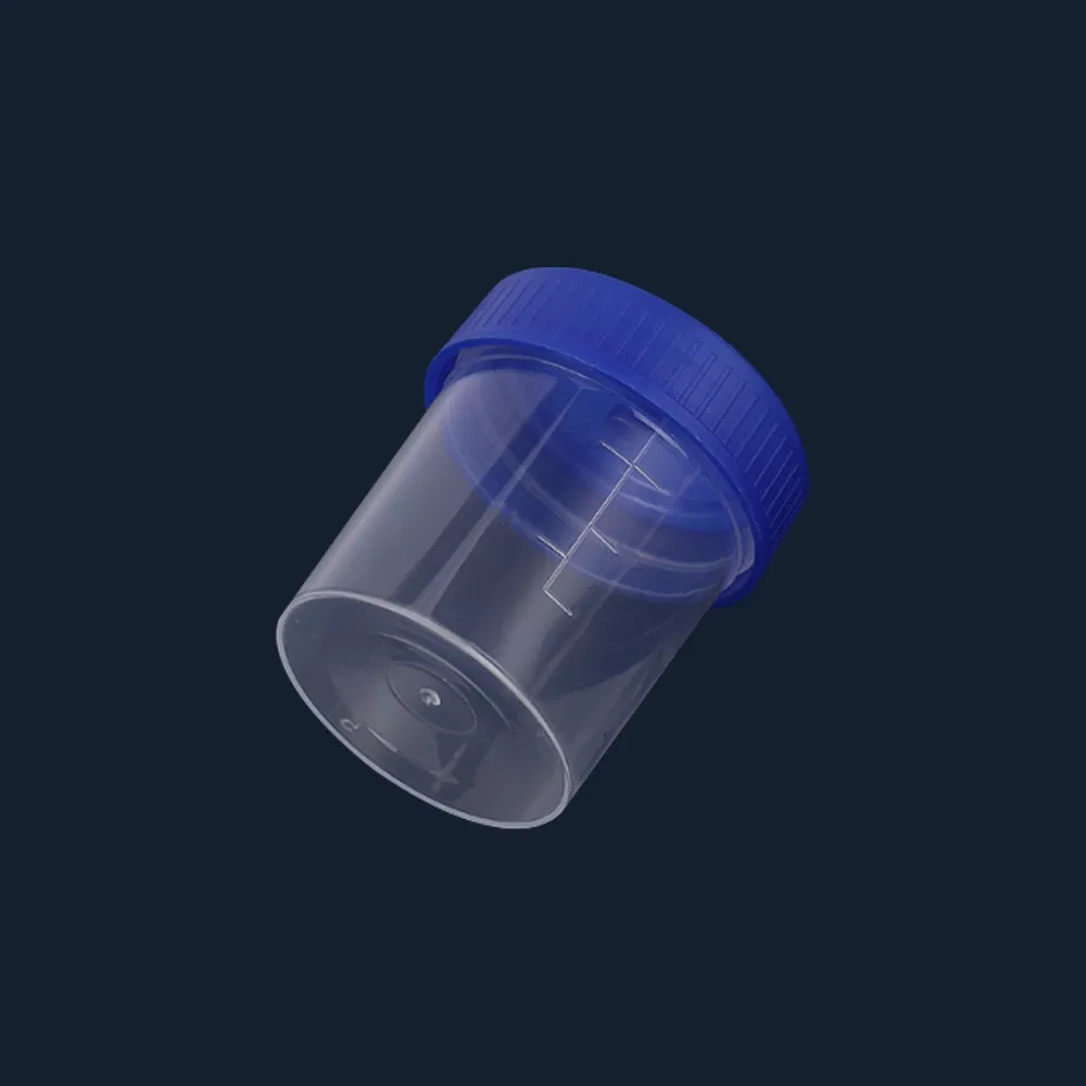 Aseptic Disposable Medical Supplies Transparent Color Specimen Container Urine Cup