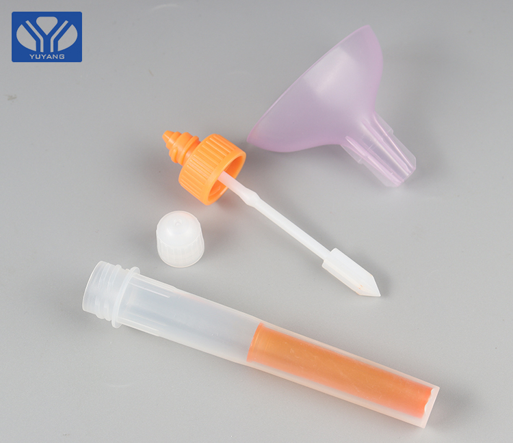 Yuyang CE ISO Medical Lab DNA Sterile Sample Specimen Viral 1.8ml Funnel Test Plastic Saliva Collection Tube
