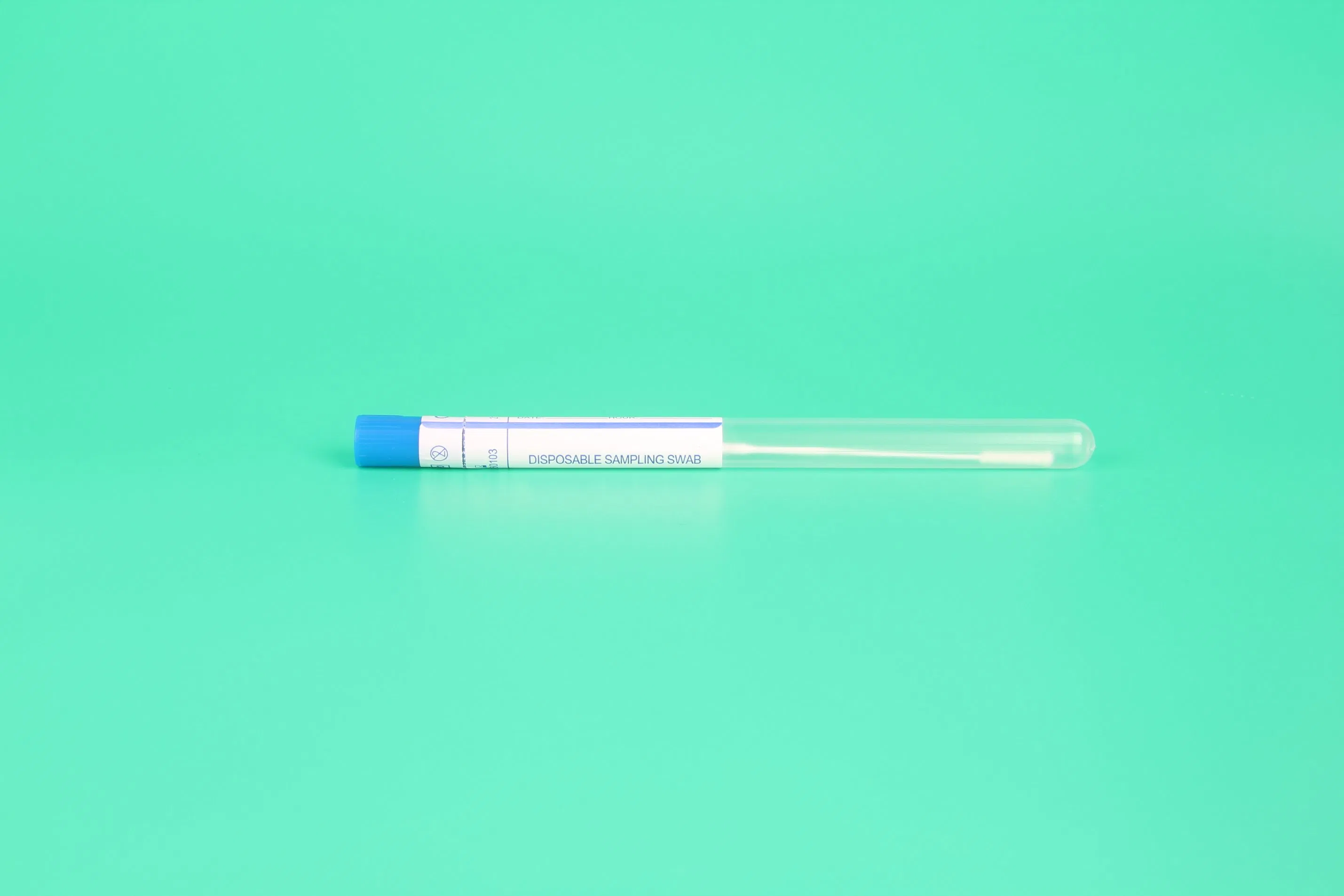 CE Disposable Transport Sampling Swab with Tube Nylon Flocked Oral Throat Swab in Tube Test Sampling Swab with Tube