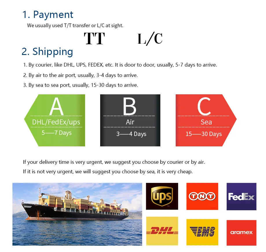 Payment and Shipping Details