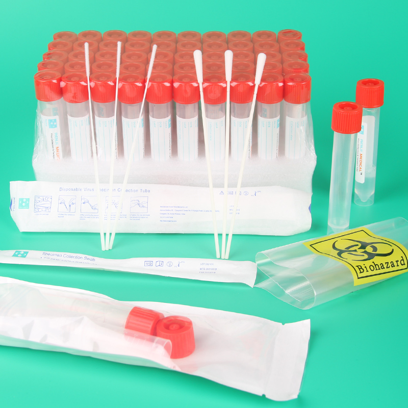 Disposable Vtm Sampling Kit, Viral Transport Medium with Oral Swab
