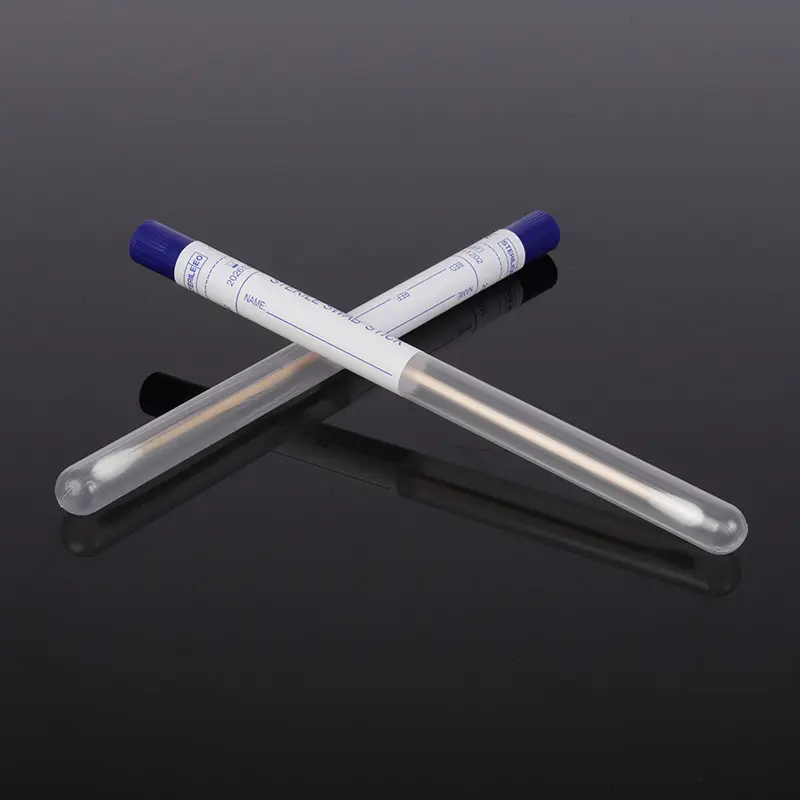 Medical Lab Sampling Specimen Collection Disposable Transport Swab with Tube