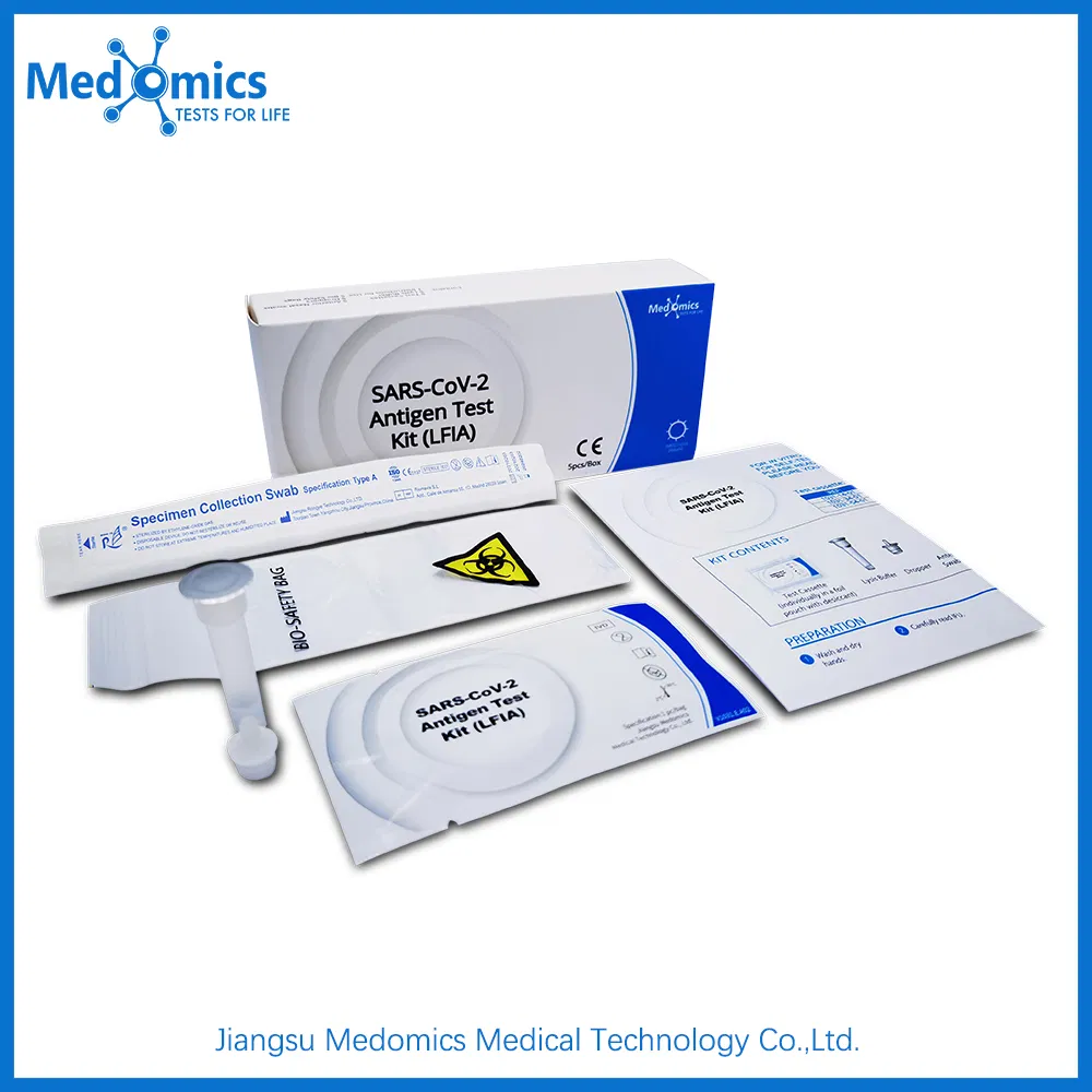 Medomics CE&Bfarm Listed Diagnostic Reagent Rapid Test Antigen Test Kit