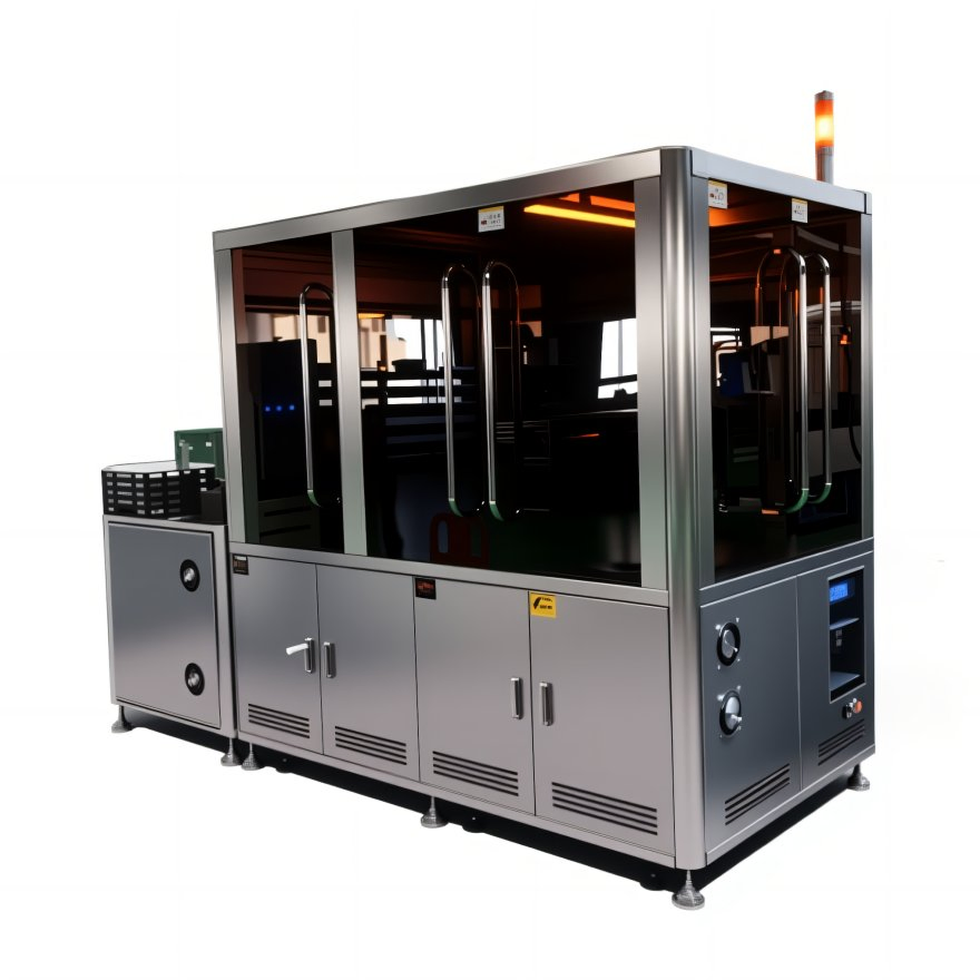 Automatic Vial Filling and Capping Machine for Molecular Diagnostics with Vision System