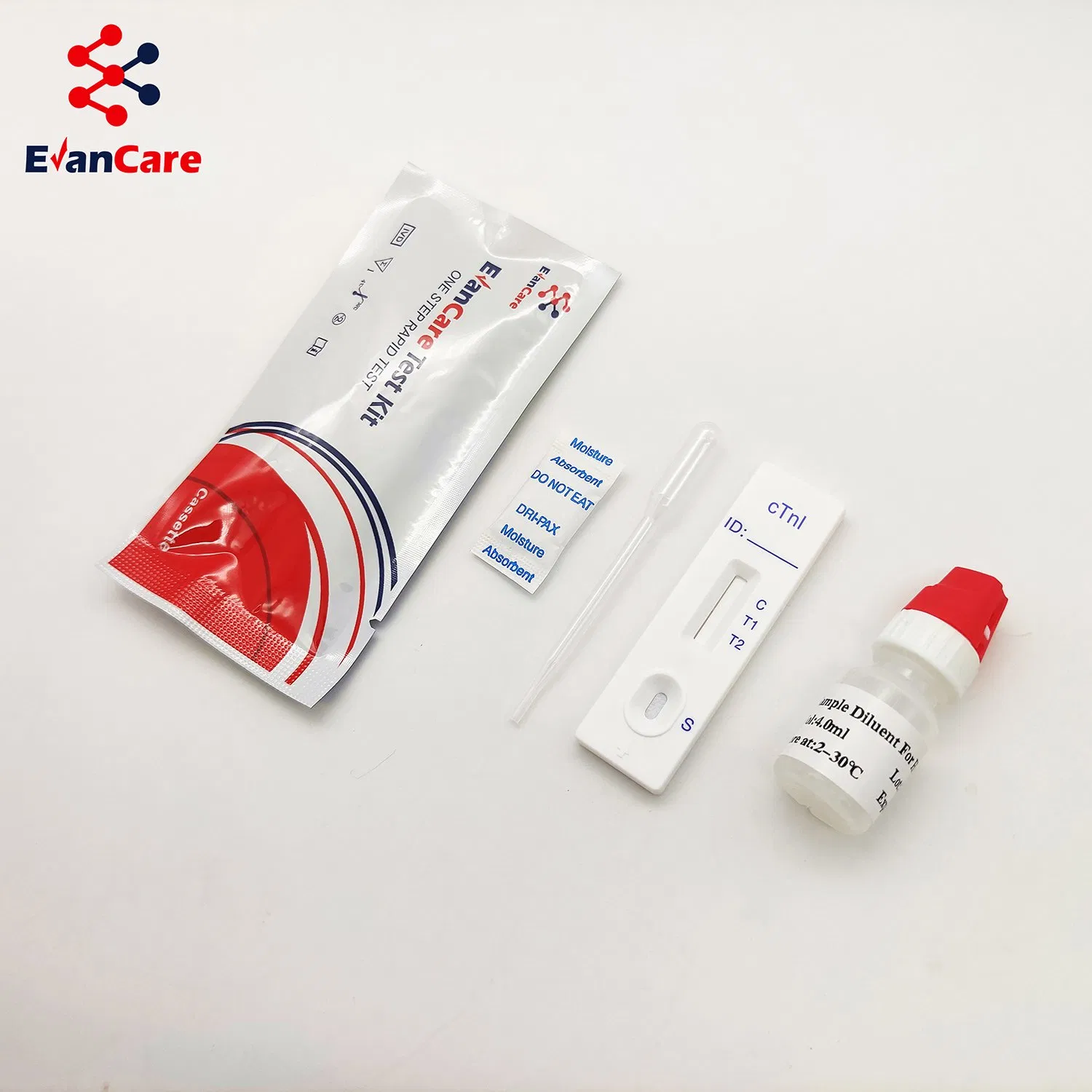 Superior Quality Medical Diagnostic Testing Ctni Rapid Device Reagent Test Kit