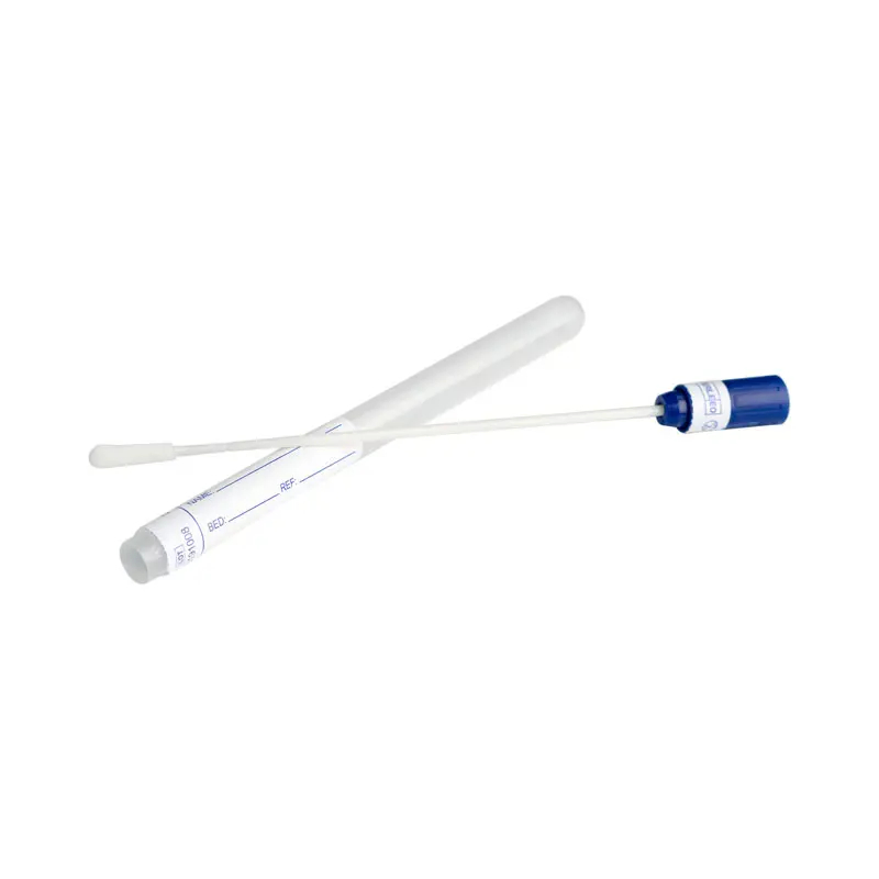 Vaginal Swab High Quality Sterile Disposable White Eo Flocked Sampling Swab Medical Polymer Male or Female Swab