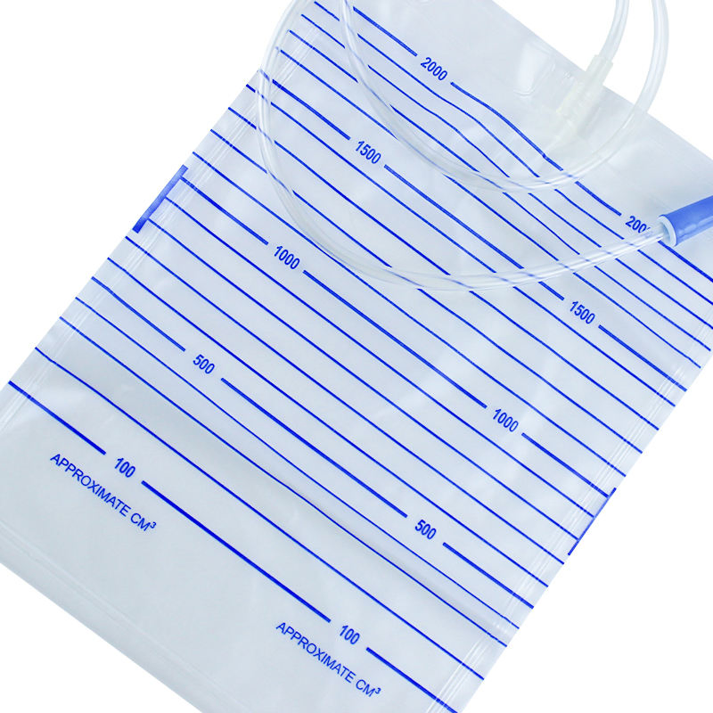 Urine Bag 2000ml for Men and Women Collecting Urine Disposable Medical Use
