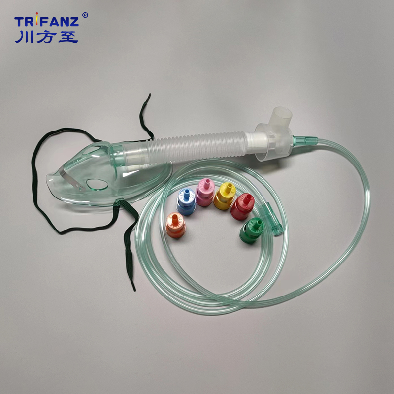 Disposable Simple Venturi Mask Medical Grade Sterile Latex-Free Hospital Oxygen Respiratory Consumable