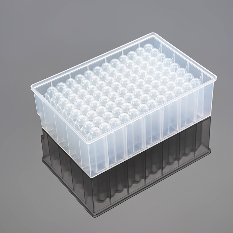Lab Disposable Consumables 96 Well Half Skirted Dnase, Rnase, and Endotoxin Free Stable From -80º C to 121º C PP PCR Plates