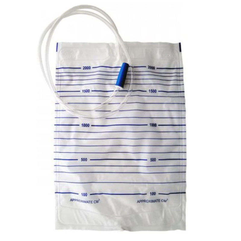 Disposable 2000ml Urine Drainage Bag Medical Consumable Equipment for Hospital Use