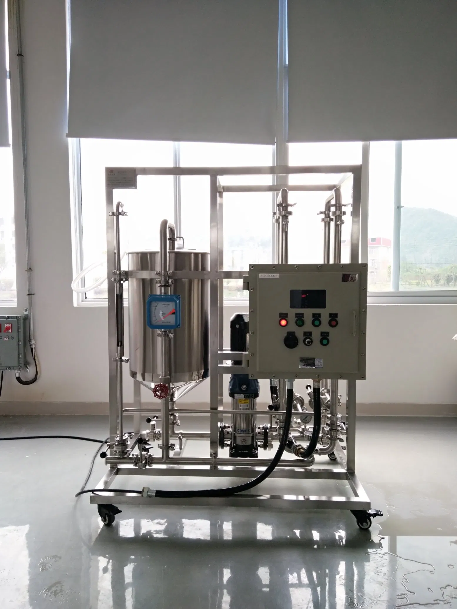 Lab Scale Crossflow Filtration Membrane Equipment with High Separation Efficiency
