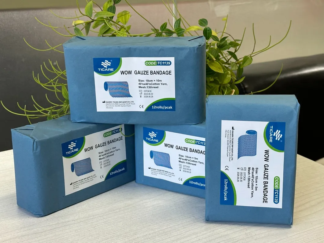 Medical Gauze Bandage Front View