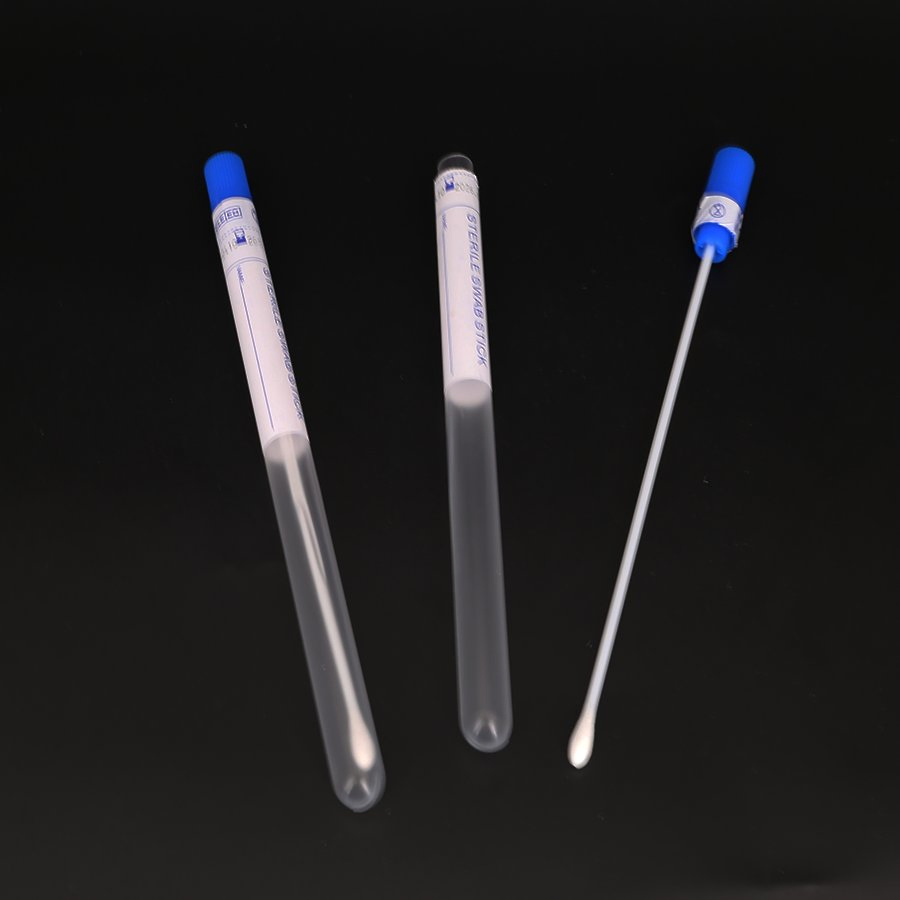 Hot Selling Sampling Swab Tube Nylon Nasopharyngeal Swab Disposable Sterile Swab Viral Transport Specimen Swab