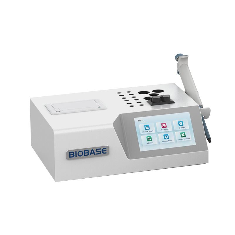 Biobase 2 Channels Semi Auto Coagulation Analyzer Blood Coagulation Analyzer for Lab
