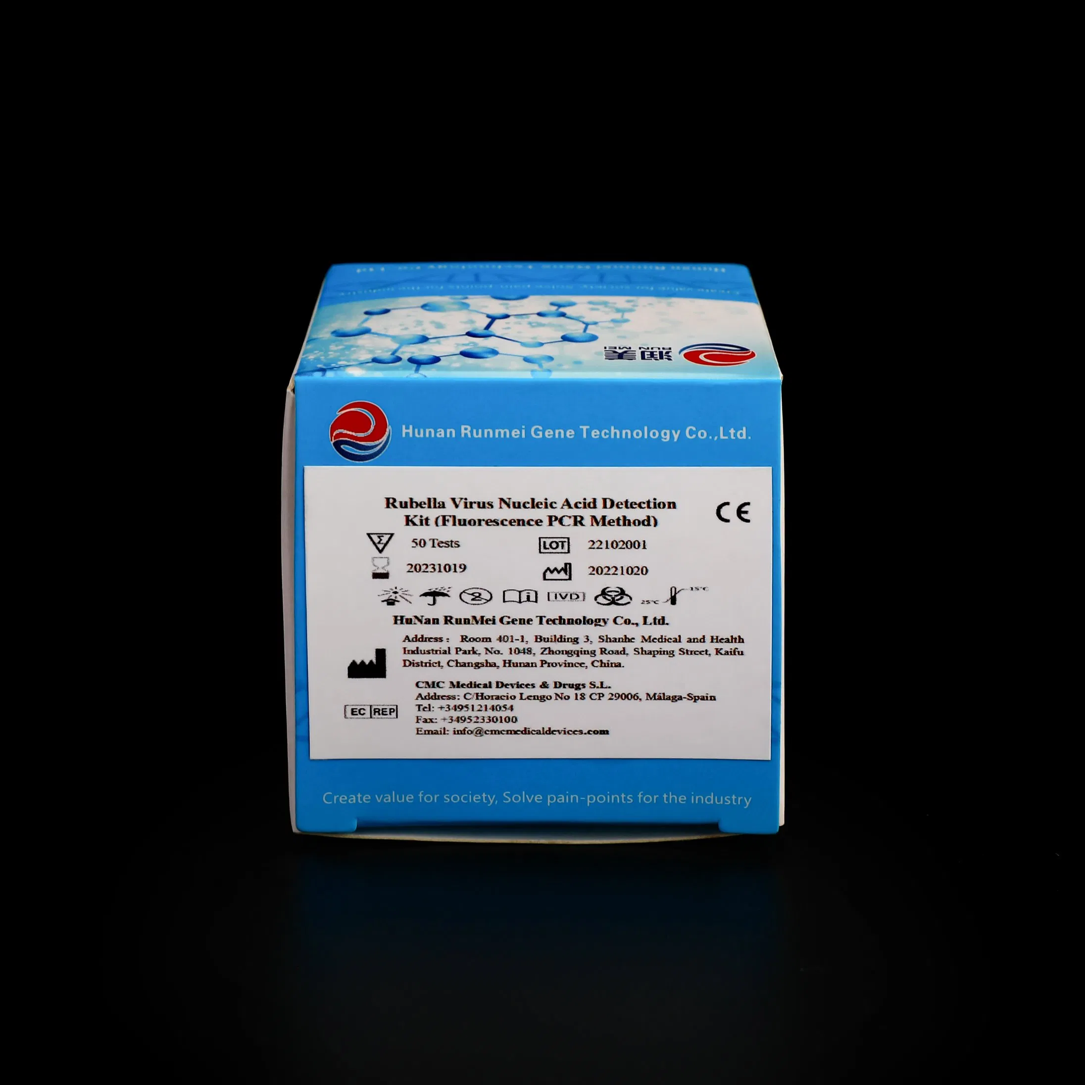 PCR Reagents Rubella Virus Nucleic Acid Detection Kit Diagnostic Test Kit