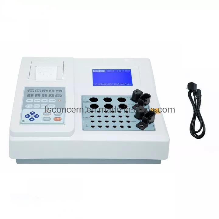 High Quality Cheap Price Semi-Auto Medical Laboratory Equipment 4-Channels Blood Coagulation Analyzer
