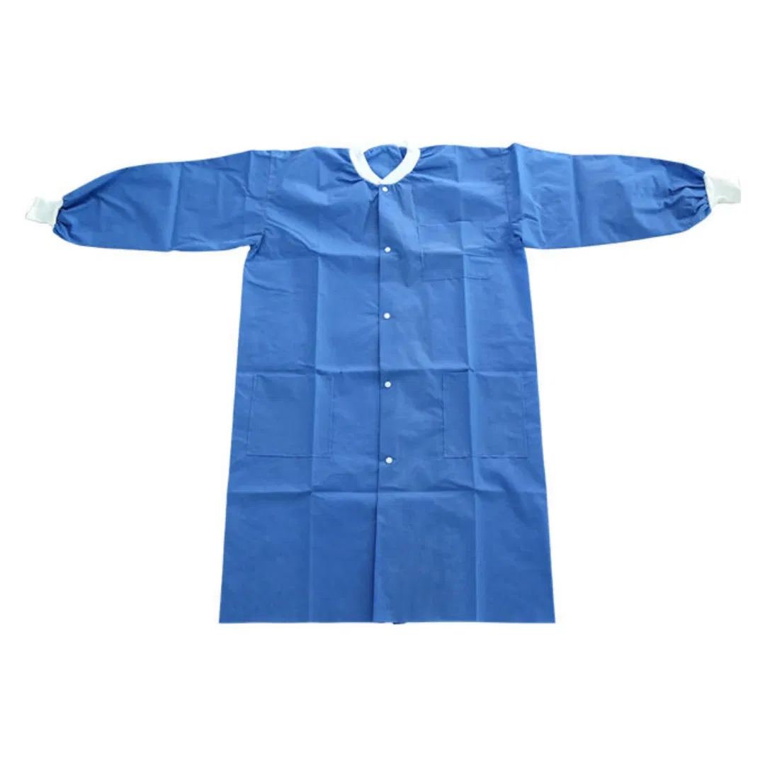 Hospital Uniform Disposable Lab Jacket Medical Consumable Yqd1-7