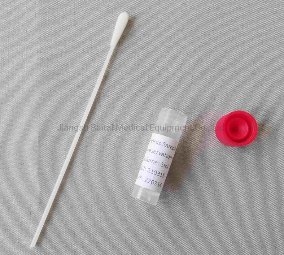 Disposable Virus Sampling Swab Kit, Sterile Oral/Oropharyngeal Swab Kit