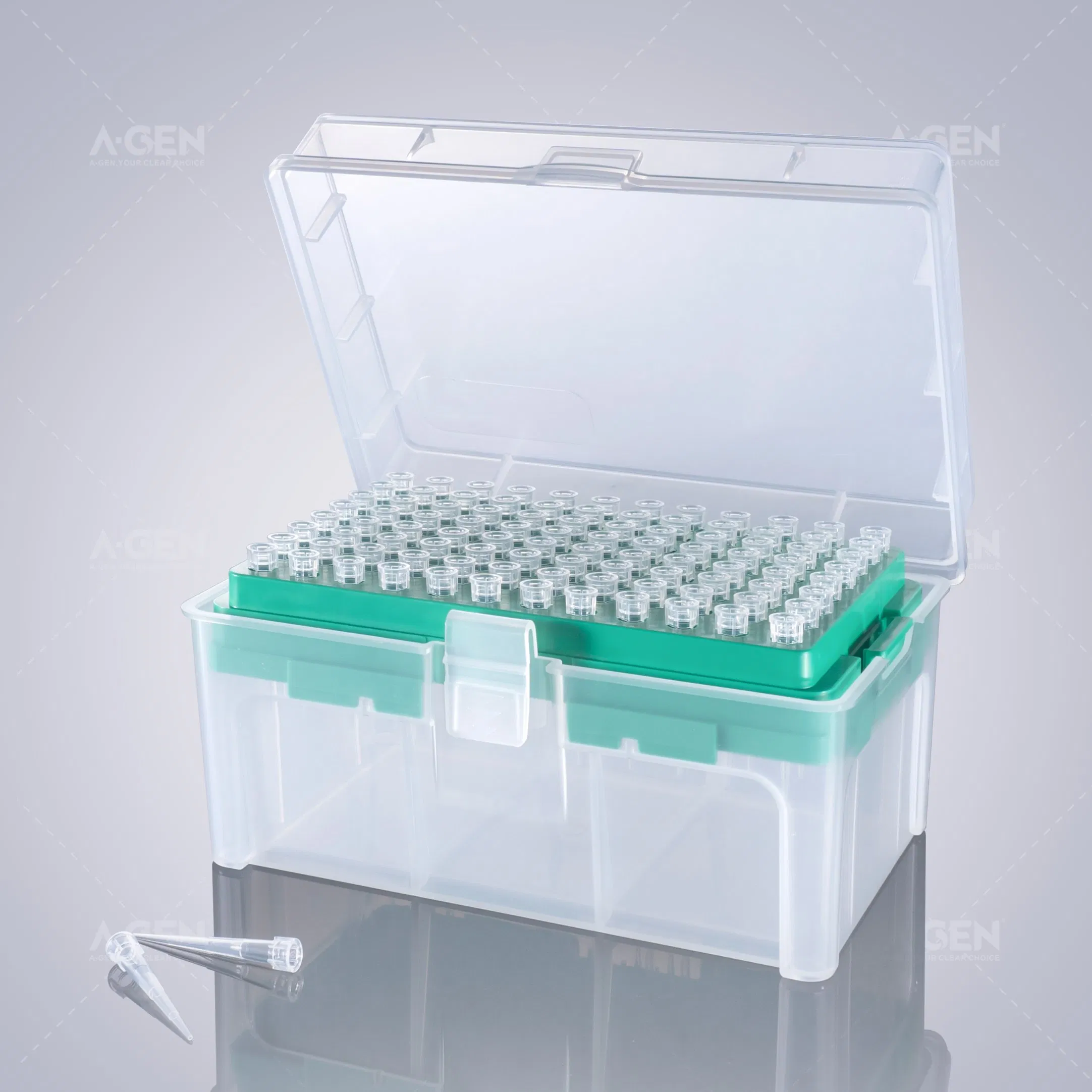 10μ L Low Retention Filter Pipette Tips – Rnase &amp; Dnase Free, Box Packed for Laboratory Use