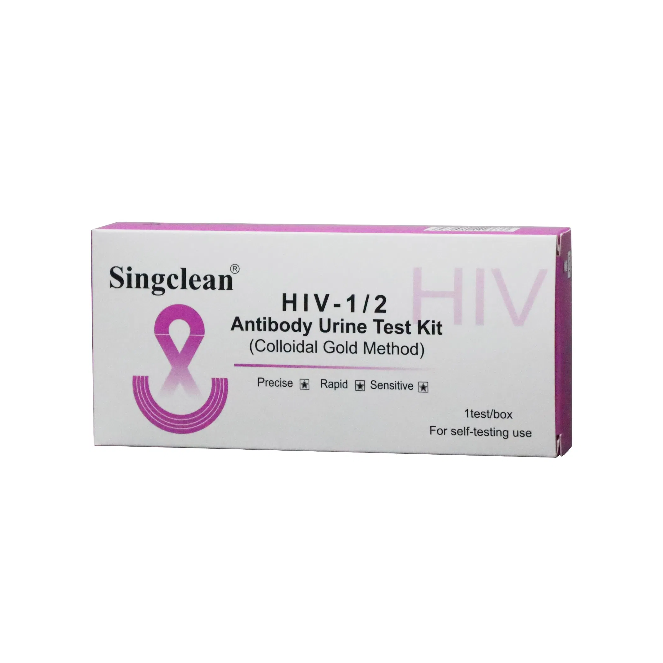 Singclean Wholesale Quick Rapid Diagnostic Self-Test Home Ivd Hospital Equipment Urine Reagent Human Immunodeficiency Virus Test Kits