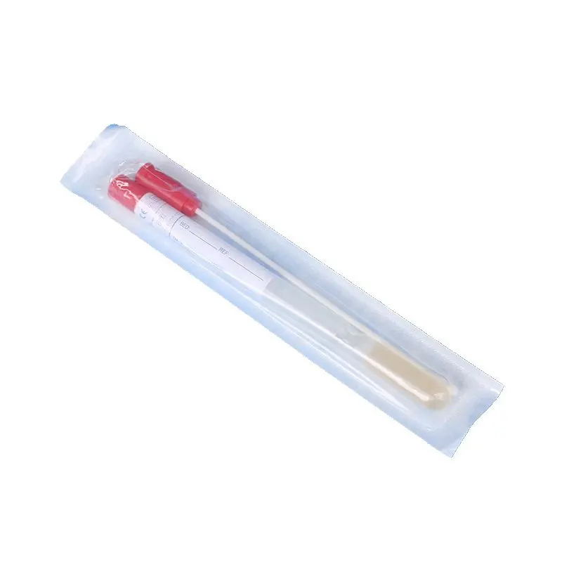 Vaginal Swab High Quality Sterile Disposable White Eo Flocked Sampling Swab Medical Polymer Male or Female Swab