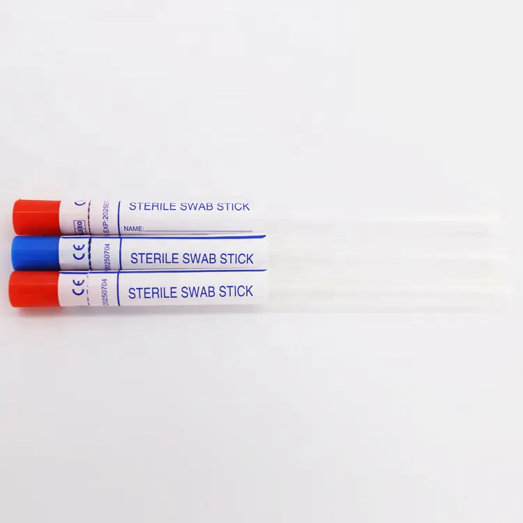 Medical Lab Sampling Specimen Collection Disposable Transport Swab with Tube