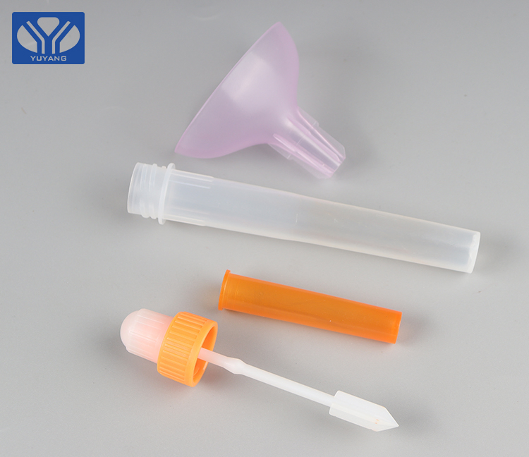 Yuyang CE ISO Medical Lab DNA Sterile Sample Specimen Viral 1.8ml Funnel Test Plastic Saliva Collection Tube