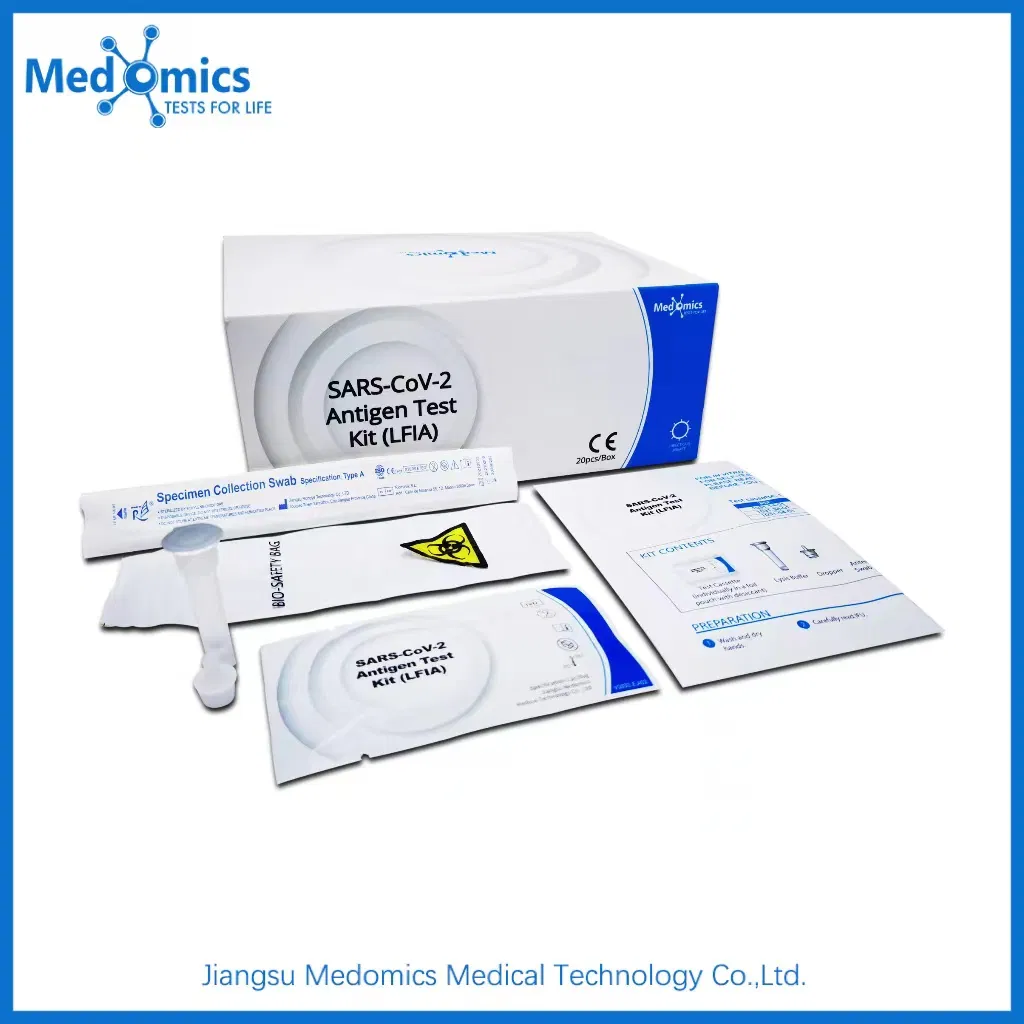 Medomics Rapid Antigen Testing Kit for Virus CE Marking &amp; Whitelist