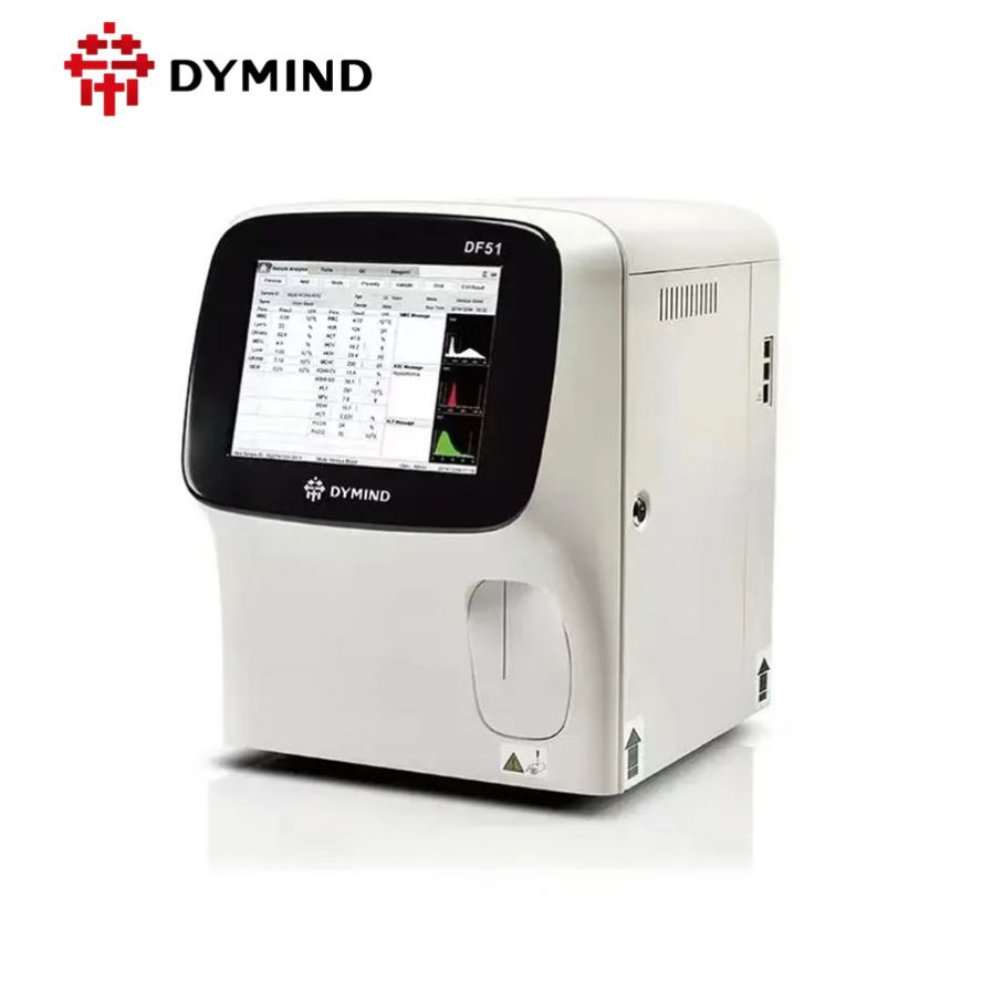 Hematology Analyzer 5 Part Diff Cbc Auto Blood Analyzer Hematology 5 Part Hematology Analyzer Blood Test Medical Equipment