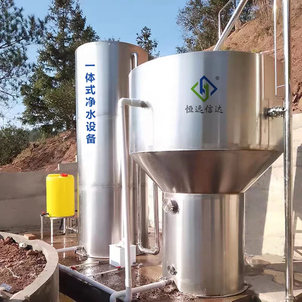 Surface Water Drinking Water Treatment System with Sand Filtration and Disinfection Equipment