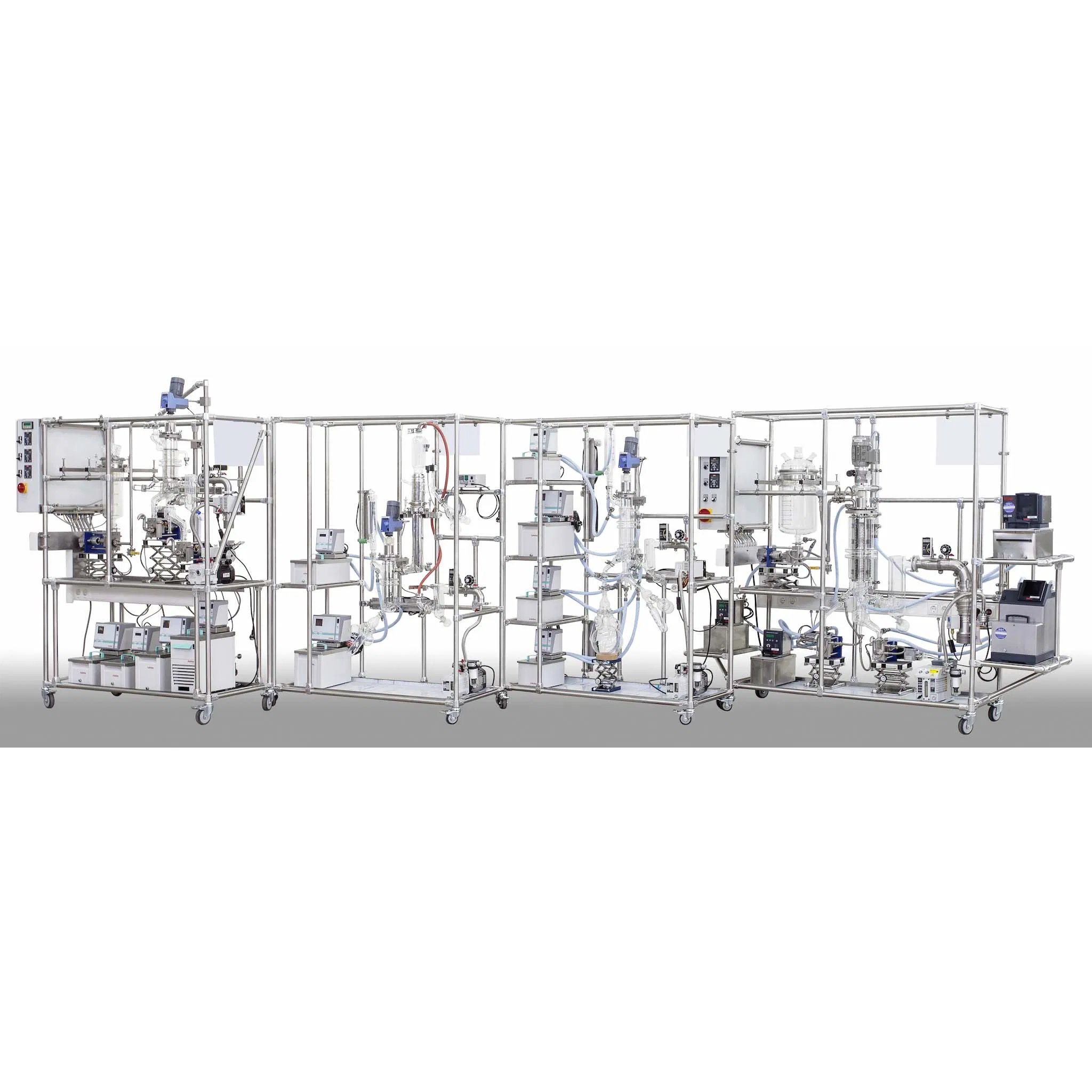 Lab Small Extraction Equipment Crude Oil Petroleum Wiped Film Molecular Distillation