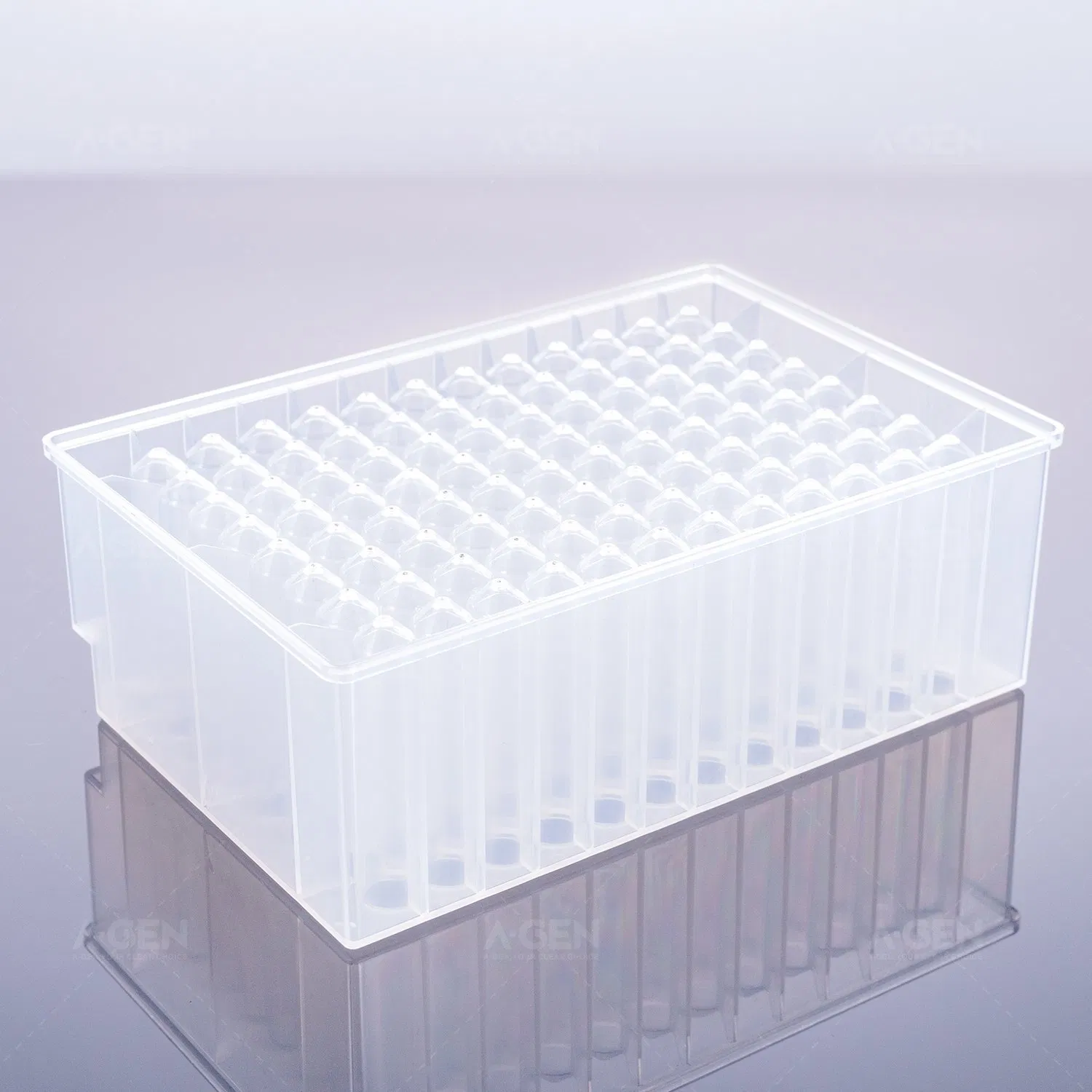 2.0ml Deep Well 96 Plate U Bottom Transparent PP Virgin Material Laboratory Consumables