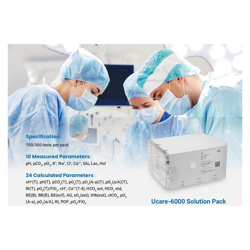 Wondfo Ucare-6000 Accurate Blood Gas Analyzer Blood Gas Analyzer For Medical