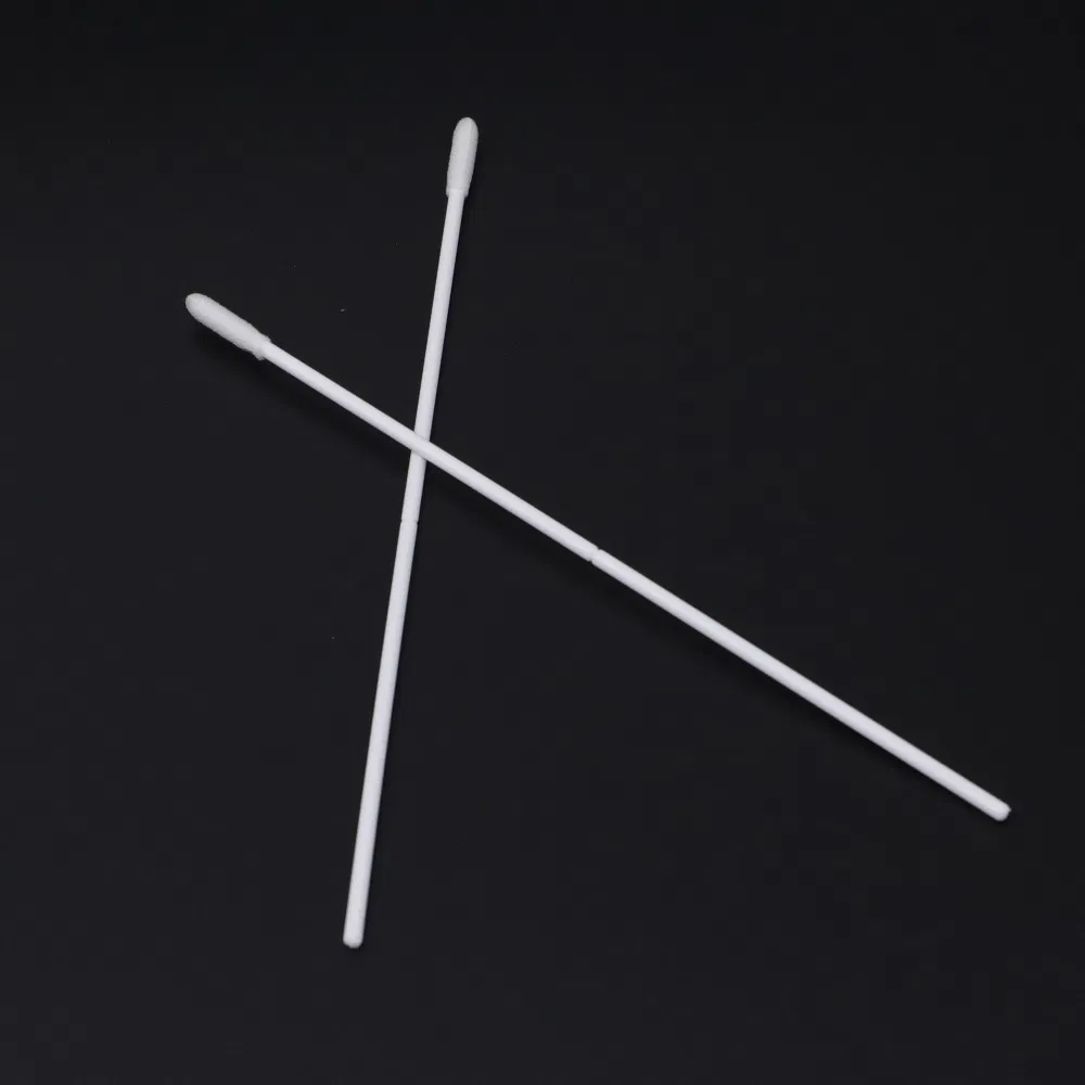 CE FDA Medical Disposable Sterile Nylon Oral Nasal Sampling Sample Throat Nose Collection Flocked Flocking Collection Transport Swab for Rapid Diagnostic Test