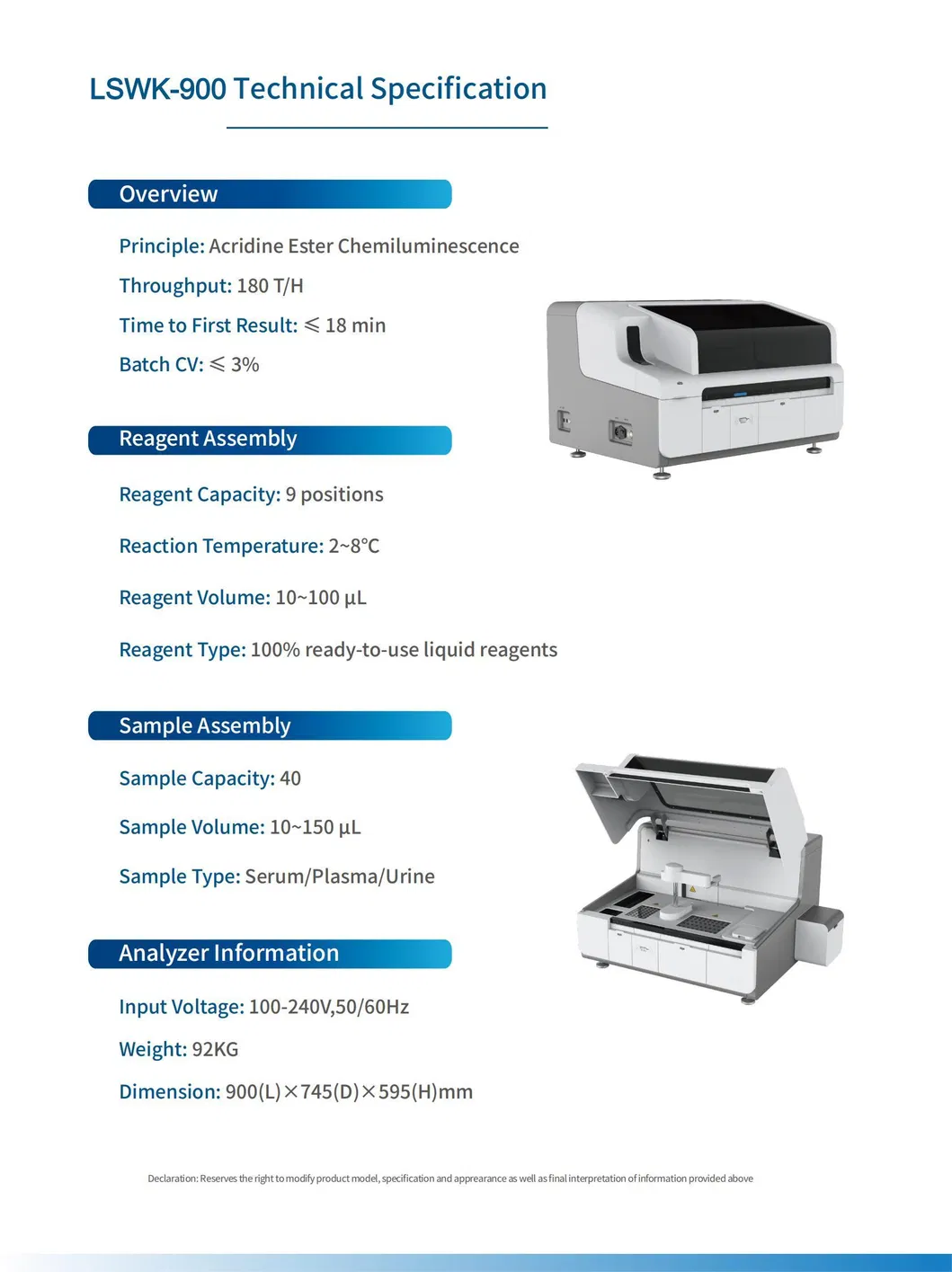 Immunoassay Analyzer View 2