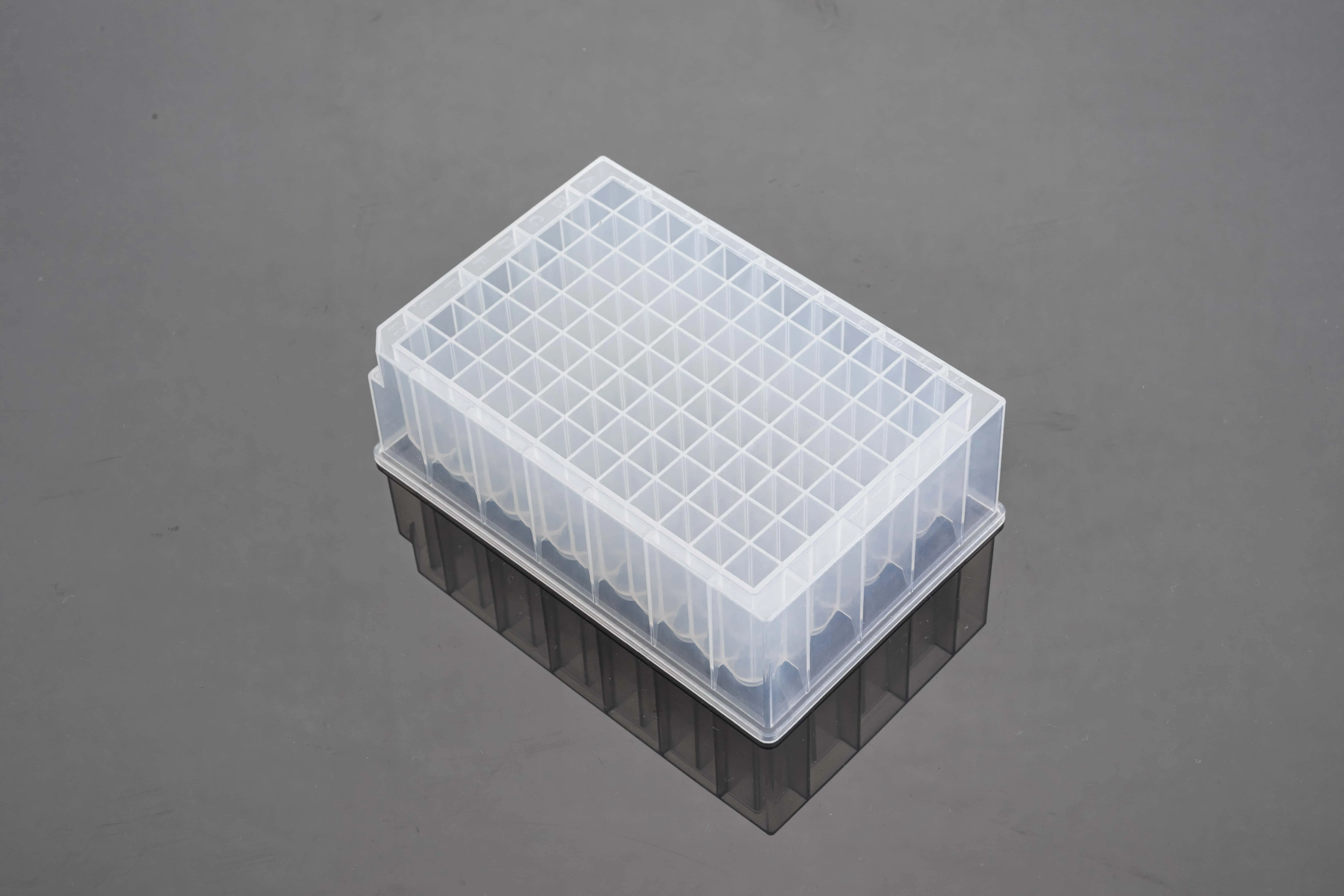 Lab Disposable Consumables 96 Well Half Skirted Dnase, Rnase, and Endotoxin Free Stable From -80º C to 121º C PP PCR Plates