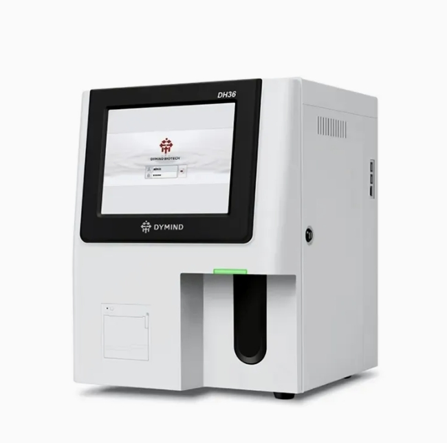 Medical Equipment Blood Test Machine Cbc Machine Blood Analyzer Dymind Hematology Dh36 3 Part Hematology Analyzer for Hospital