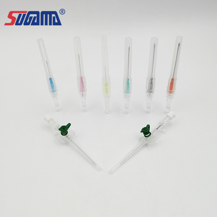 Hospital Consumables of Surgical Safety Different Sizes and Different Color Types IV Cannula with Wing Injection Port