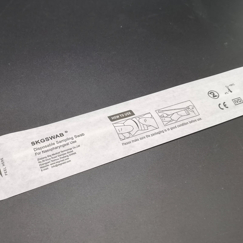 Disposable Virus Sampling Nasopharyngeal or Orpharyngeal Swab with Breaking Point