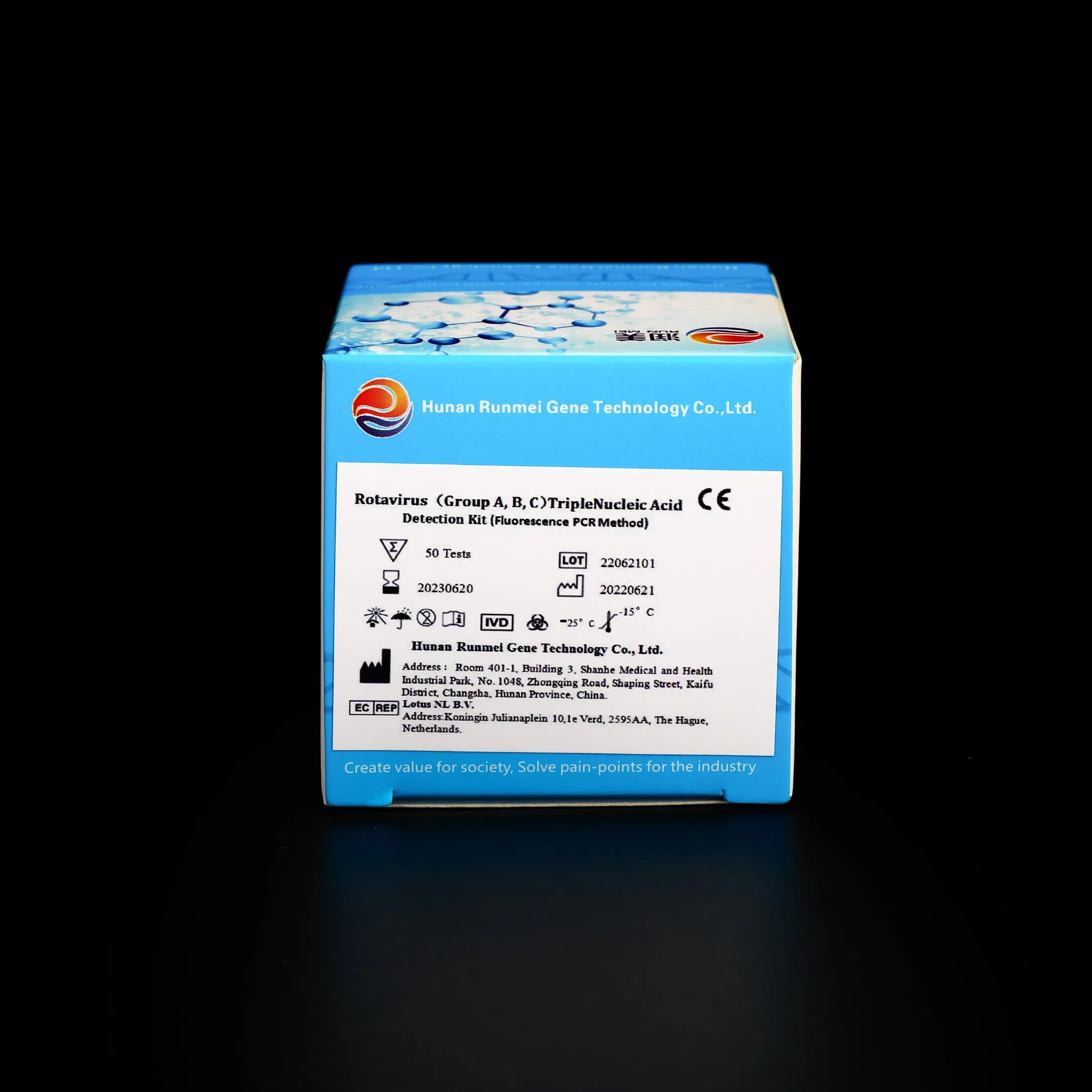 Ivd PCR Reagents Rna Diagnostic Kit Rotavirus Triple Nucleic Acid Detection Kit