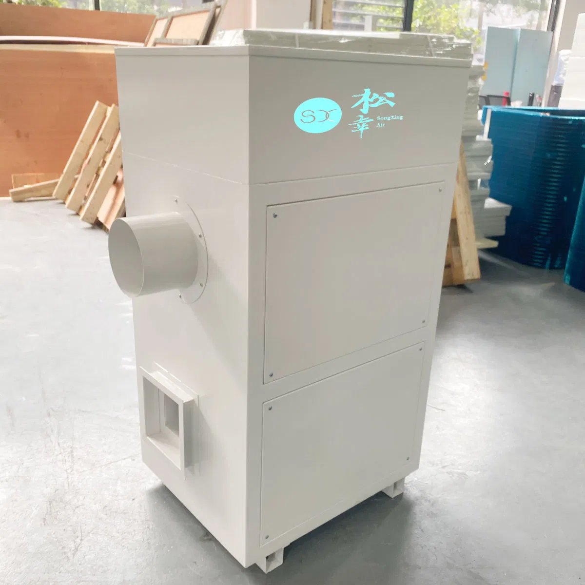 China Factory Industrial Air Conditioner Rooftop Dx Air Handling Unit with R410A/R134A Compressor