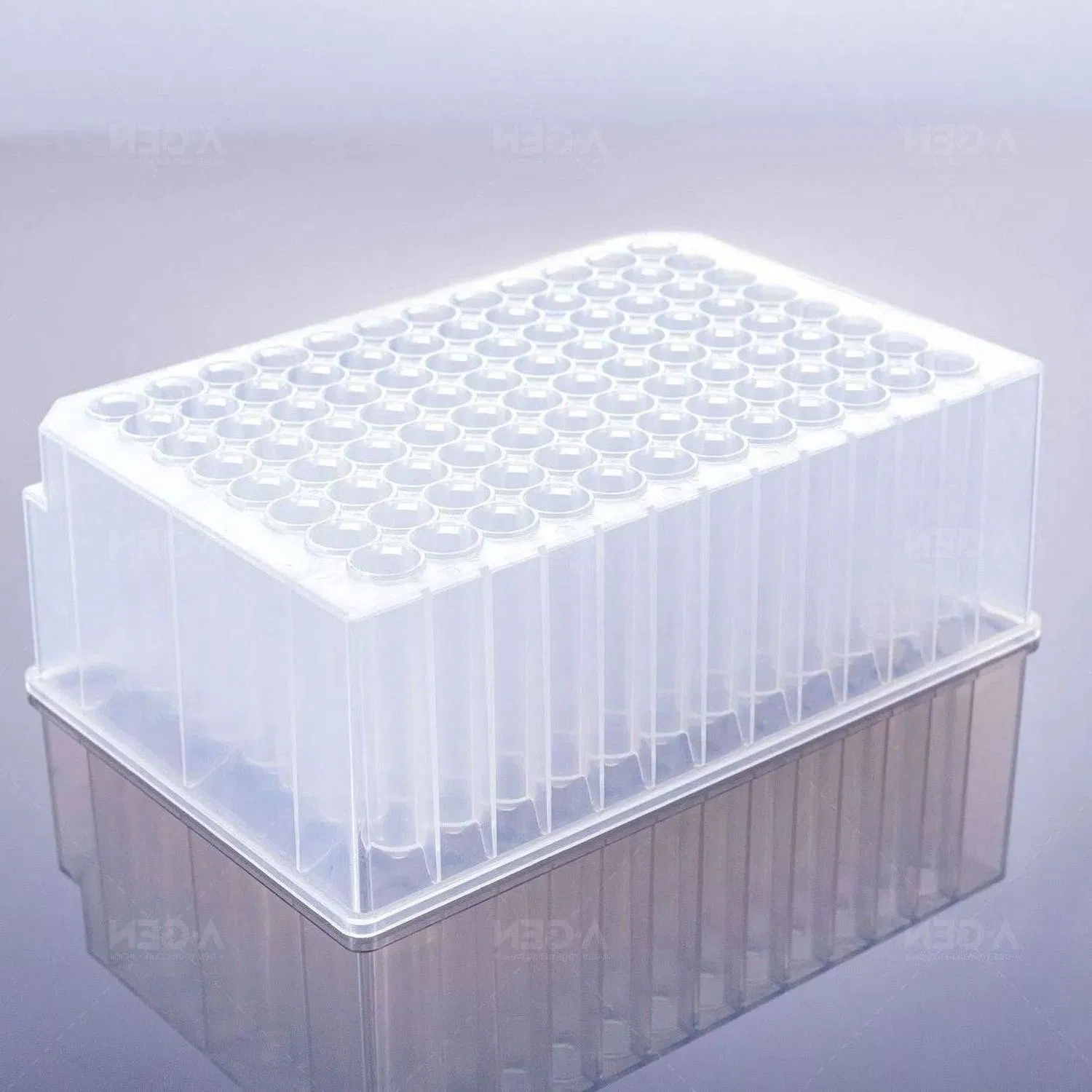 2.0ml Deep Well 96 Plate U Bottom Transparent PP Virgin Material Laboratory Consumables