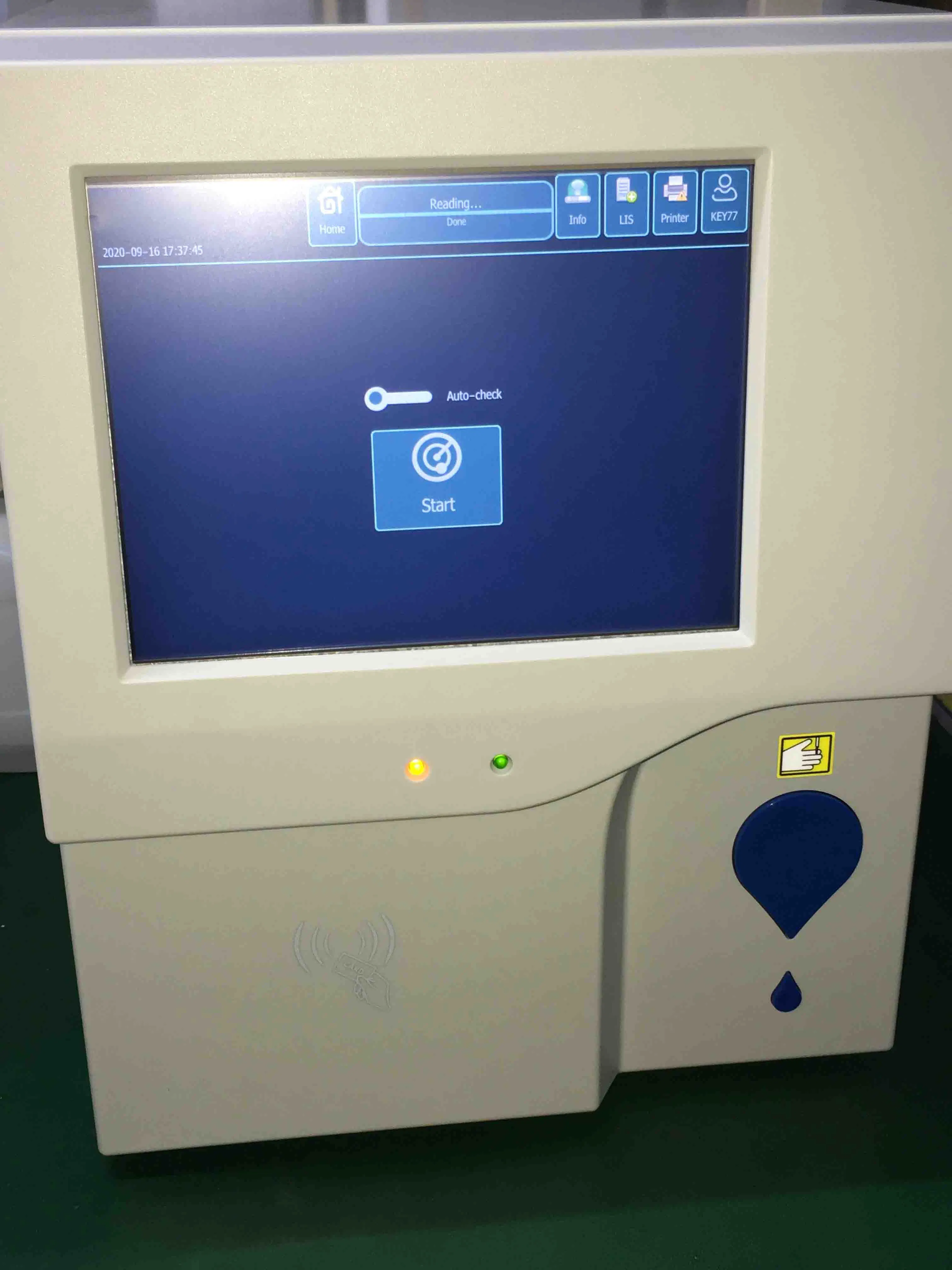 Precision Hematology Blood Testing Machine with 3-Part Analysis