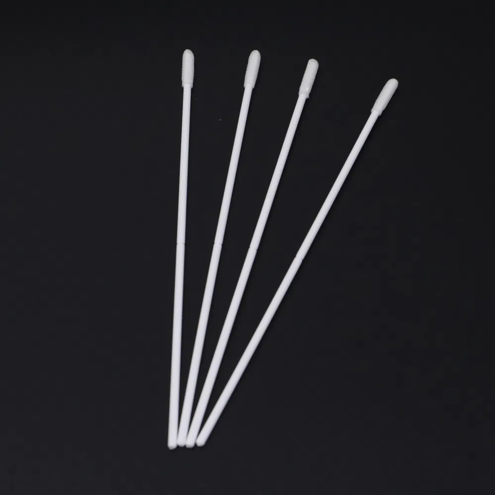 CE FDA Medical Disposable Sterile Nylon Oral Nasal Sampling Sample Throat Nose Collection Flocked Flocking Collection Transport Swab for Rapid Diagnostic Test