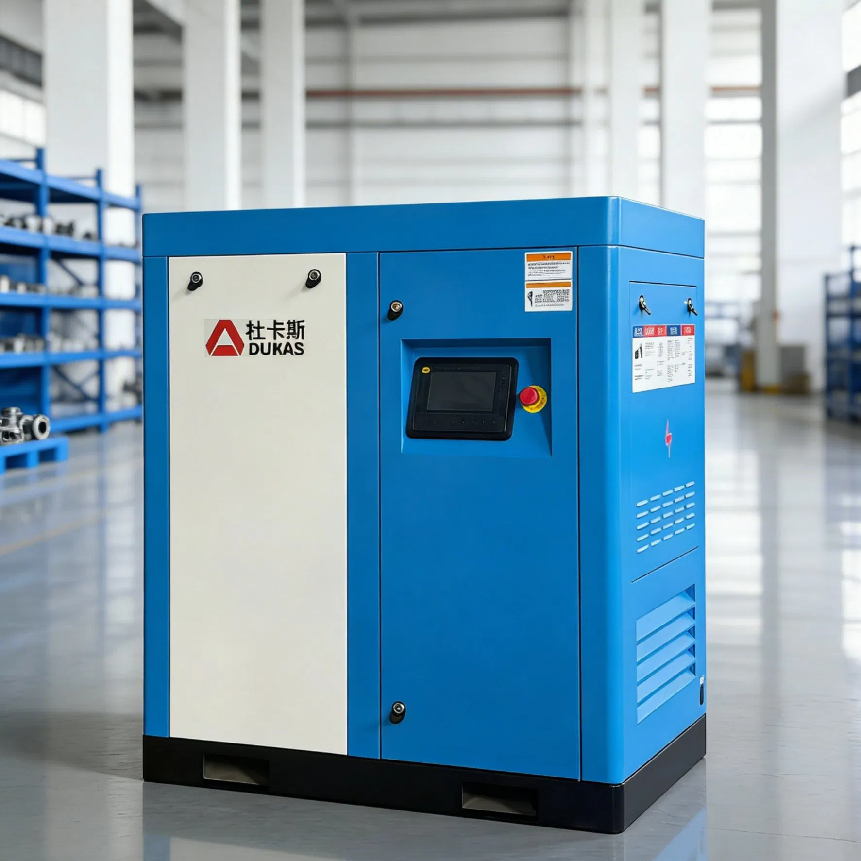 Custom-Made Oil-Free 15kw High-Pressure 20bar 25bar 30bar Single-Stage Screw Air Compressor Main Unit From a Chinese Factory