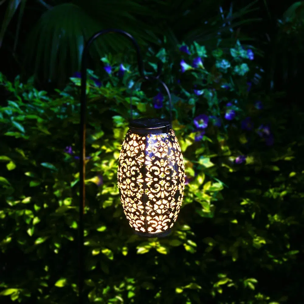 Adornos exteriores regalo mesa colgante luces solares faroles para jardín patio patio parque
